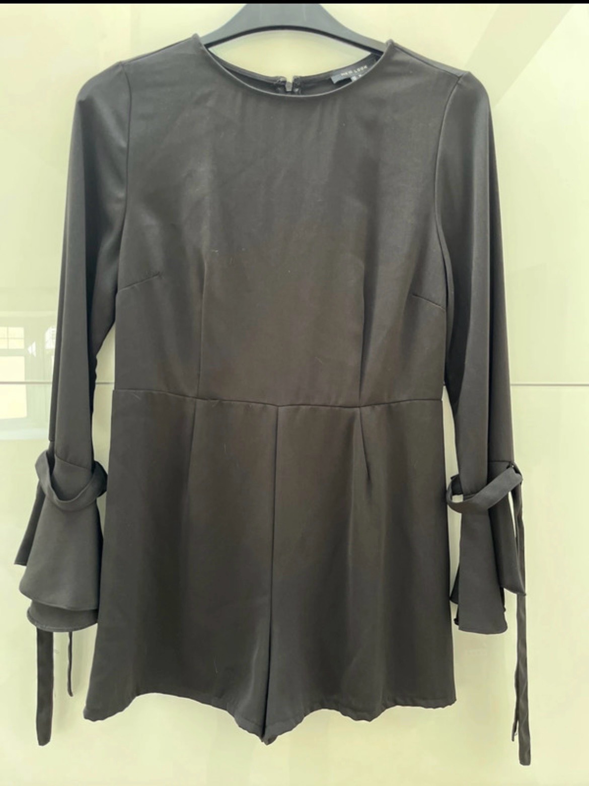 Black playsuit size 12