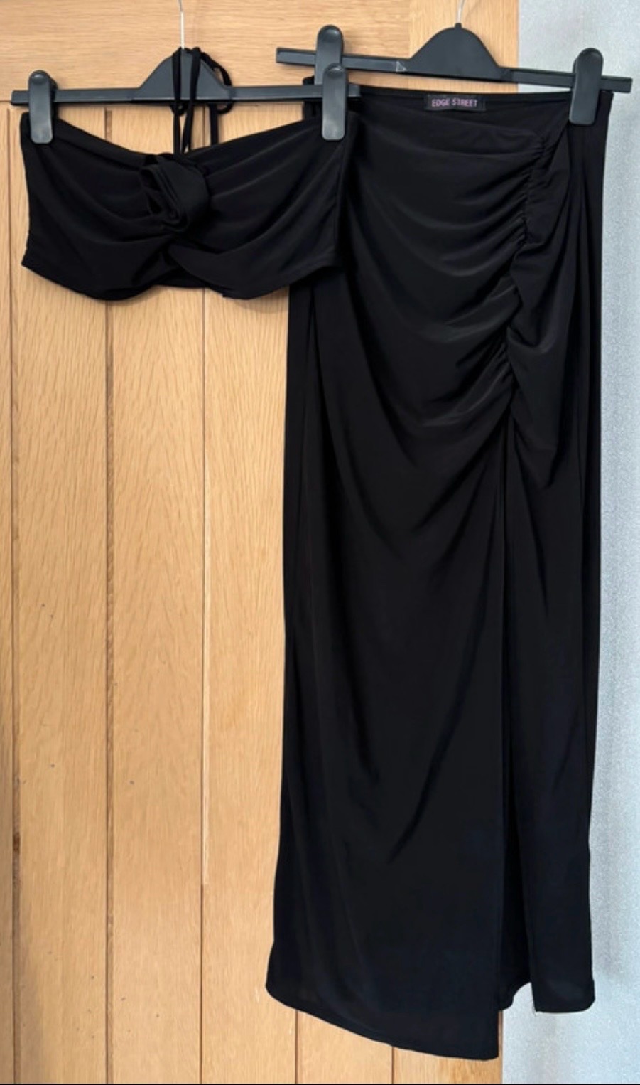 2 piece black co-ord set