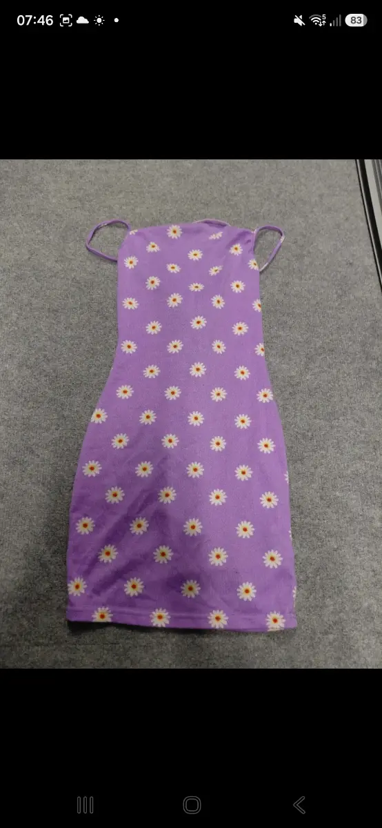 Purple summer dress