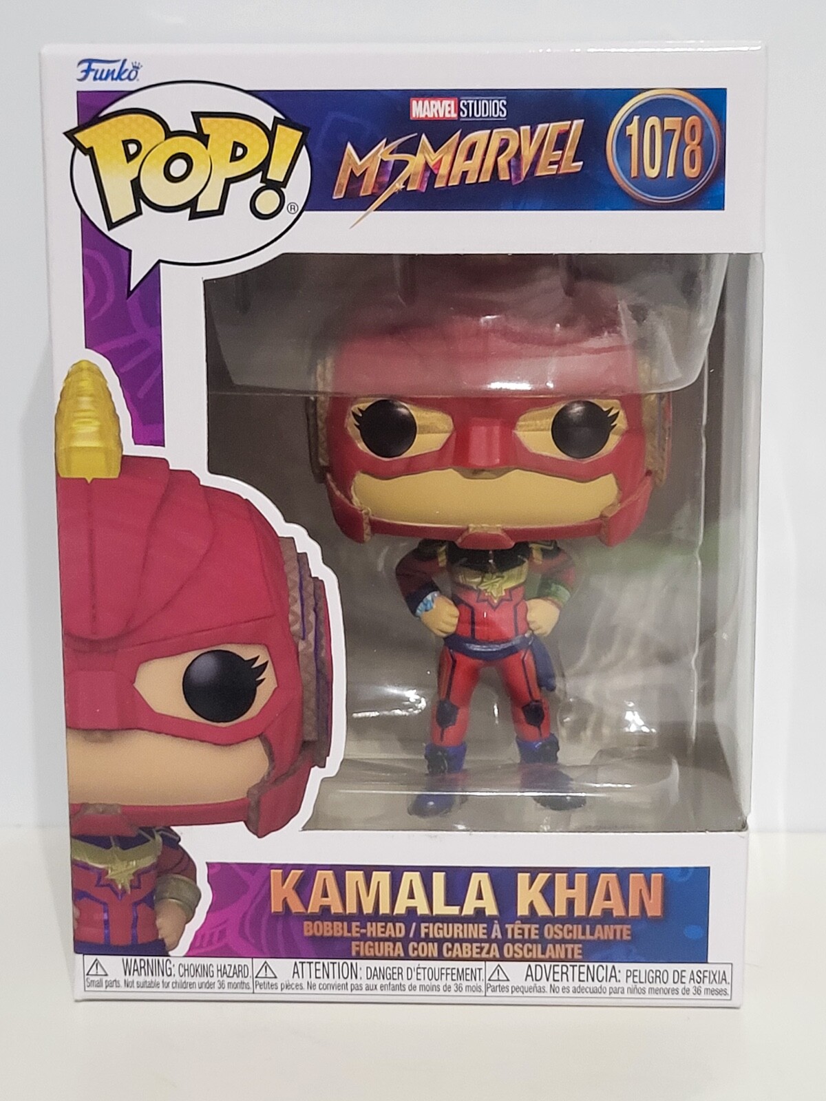Kamala Khan Funko Pop! #1078 Vinyl Figure Ms Marvel