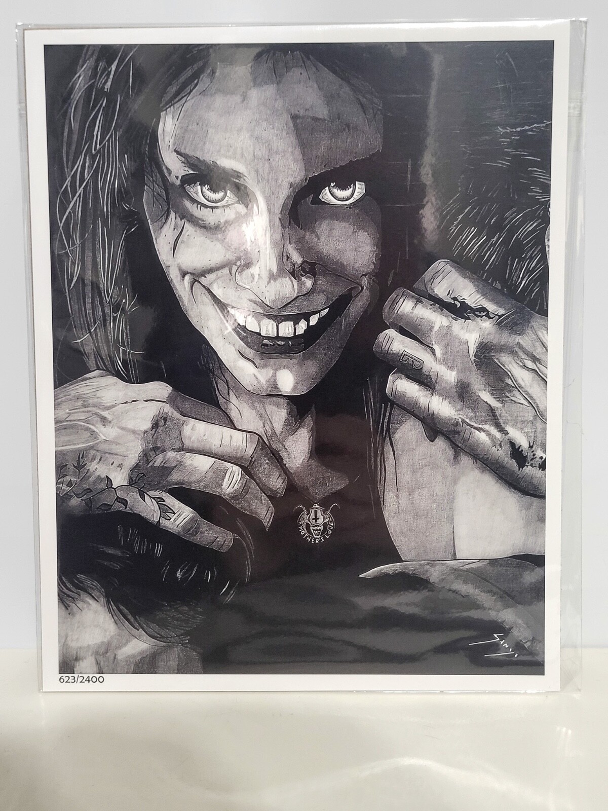 Evil Dead Rise 8x10 Art Print Limited Edition of 2400 BAM Box Carles Ganya