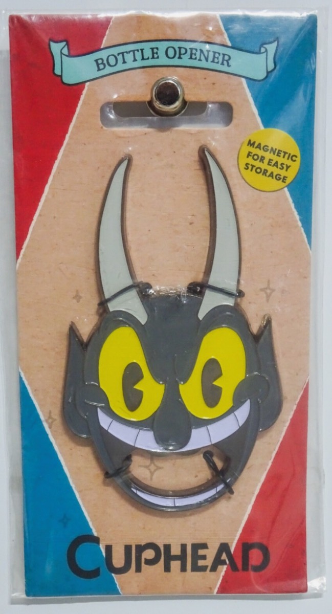 Cuphead Bottle Opener Fridge Magnet
