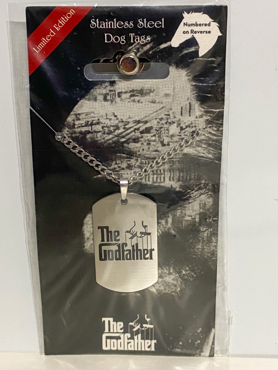 The Godfather Dog Tag Official Licensed Jewellery Necklace