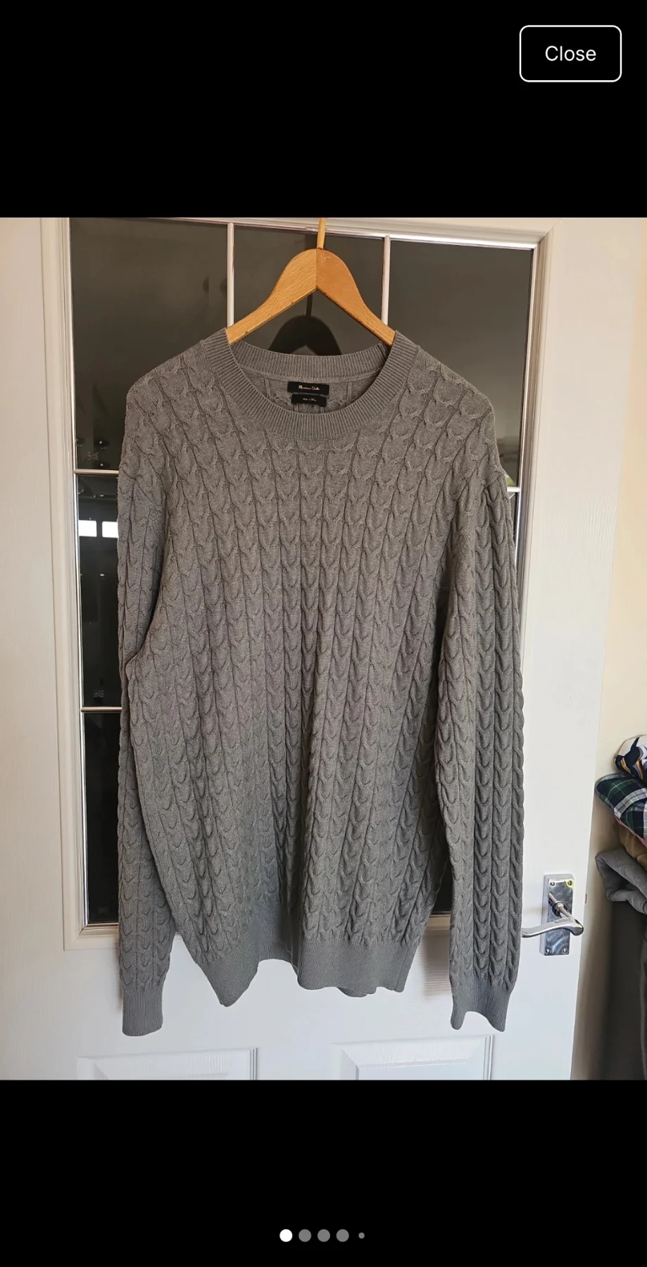 Massimo Dutti crew neck jumper, size large