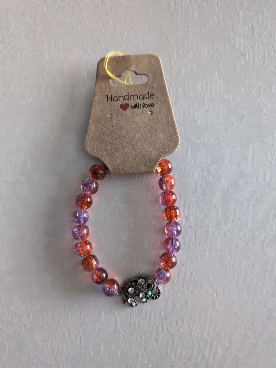 Beautiful Handmade Bracelet with elephant design