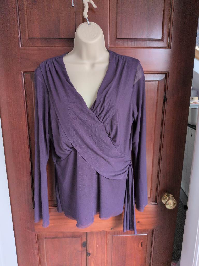 Beautiful Purple Top by Monsoon size 18