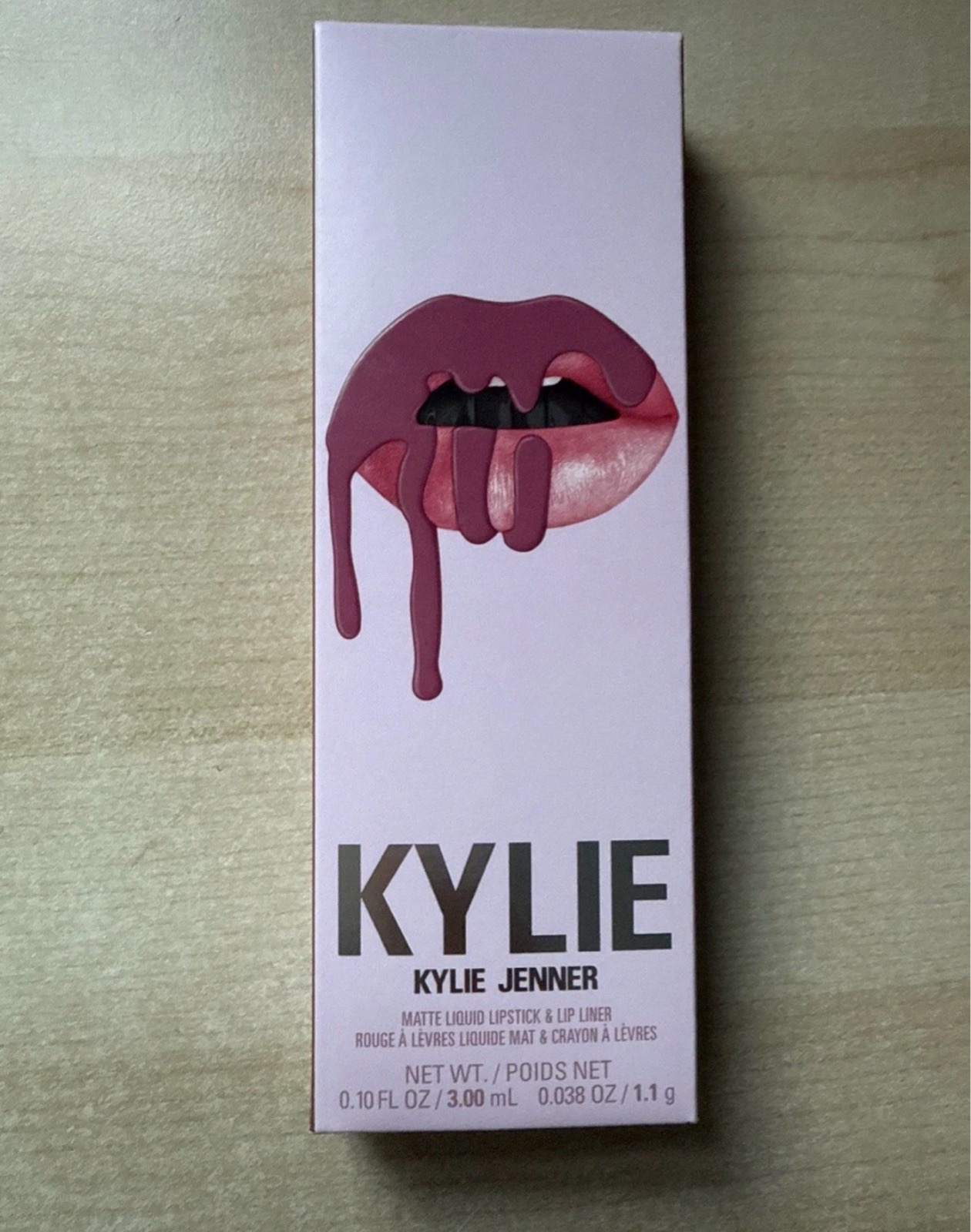 Kylie Jenner Matte Liquid Lipstick & Lip Liner Kit Shade 302 Snow Way Bae