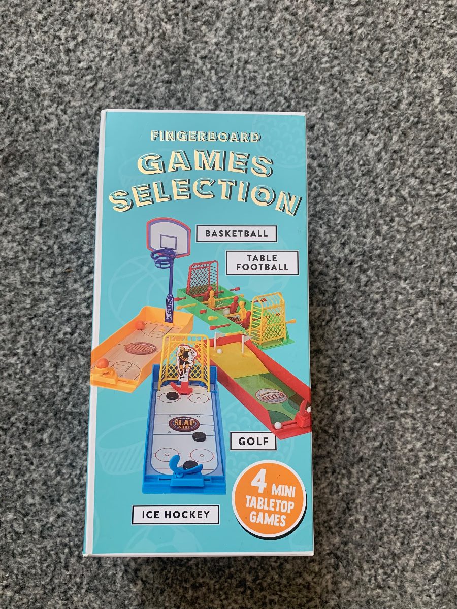 Fingerboard Games Selection - Basketball, Football, Golf, Ice Hockey