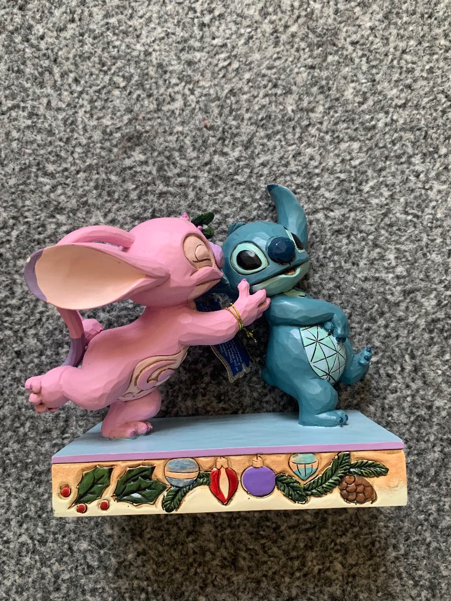 Disney Traditions “Mistletoe Kisses” - Stitch and Angel