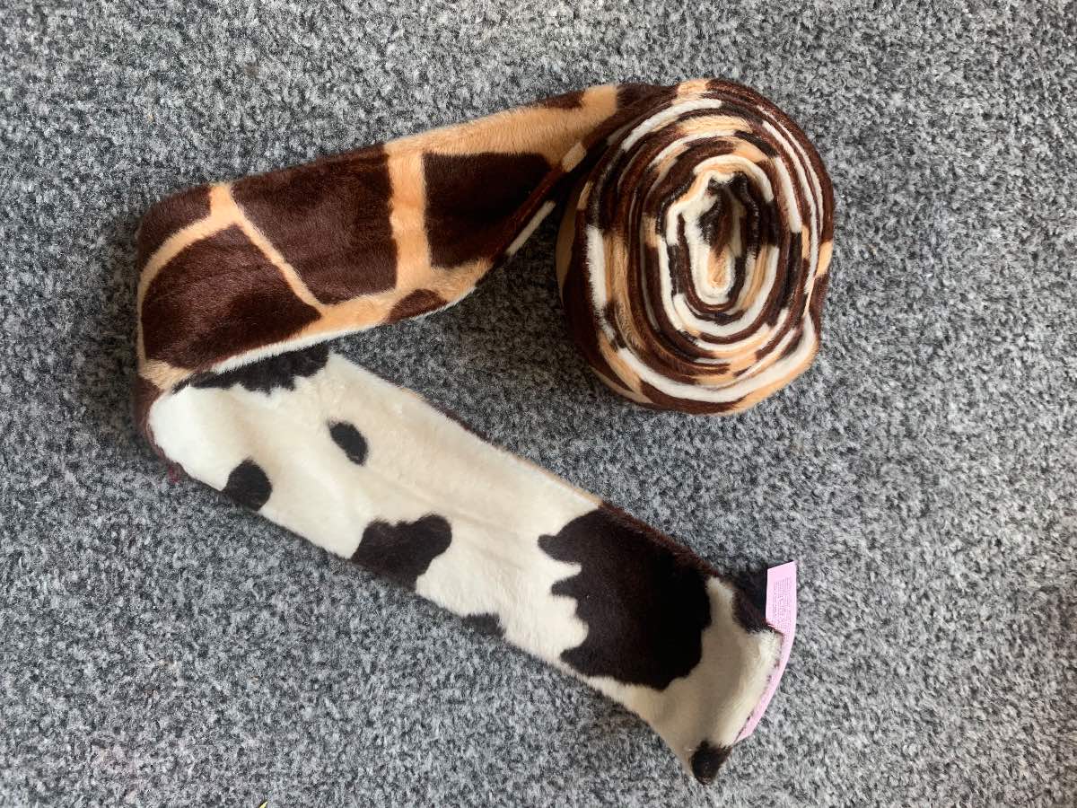 Hissy Fit Cow/Giraffe Reversible Scarf
