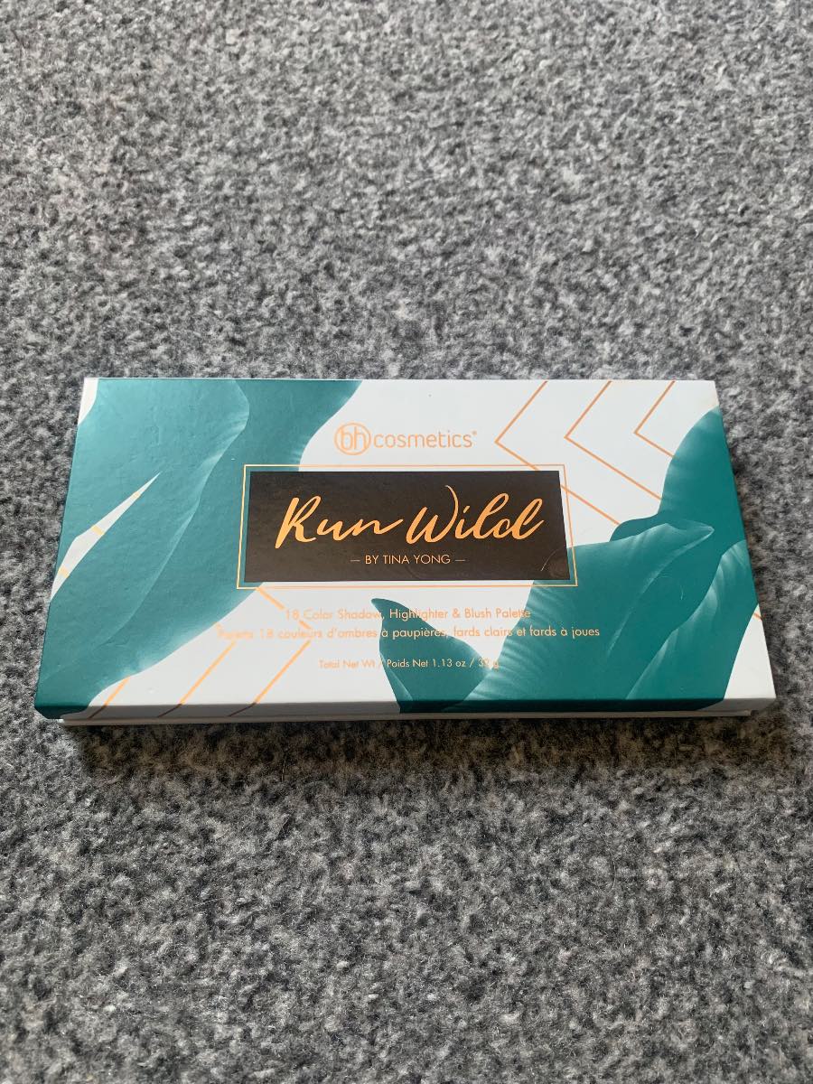 bh Cosmetics Run Wild by Tina Yong 18 Pan Shadow, Highlighter, Blush Palette