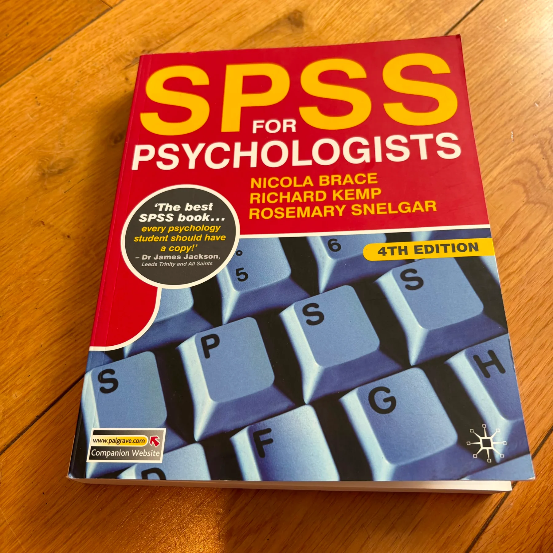 SPSS For Psychologists Textbook. Like New. By Nicola; Richard; Rosemary