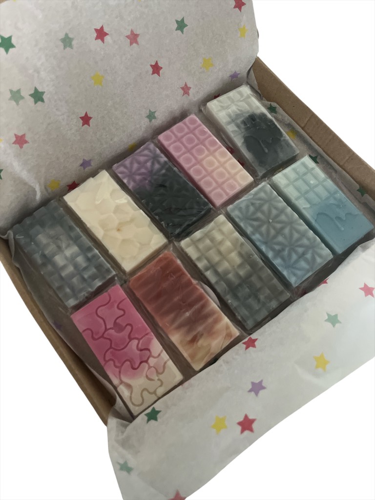 His & Hers wax melt small snap bars (10) highly scented