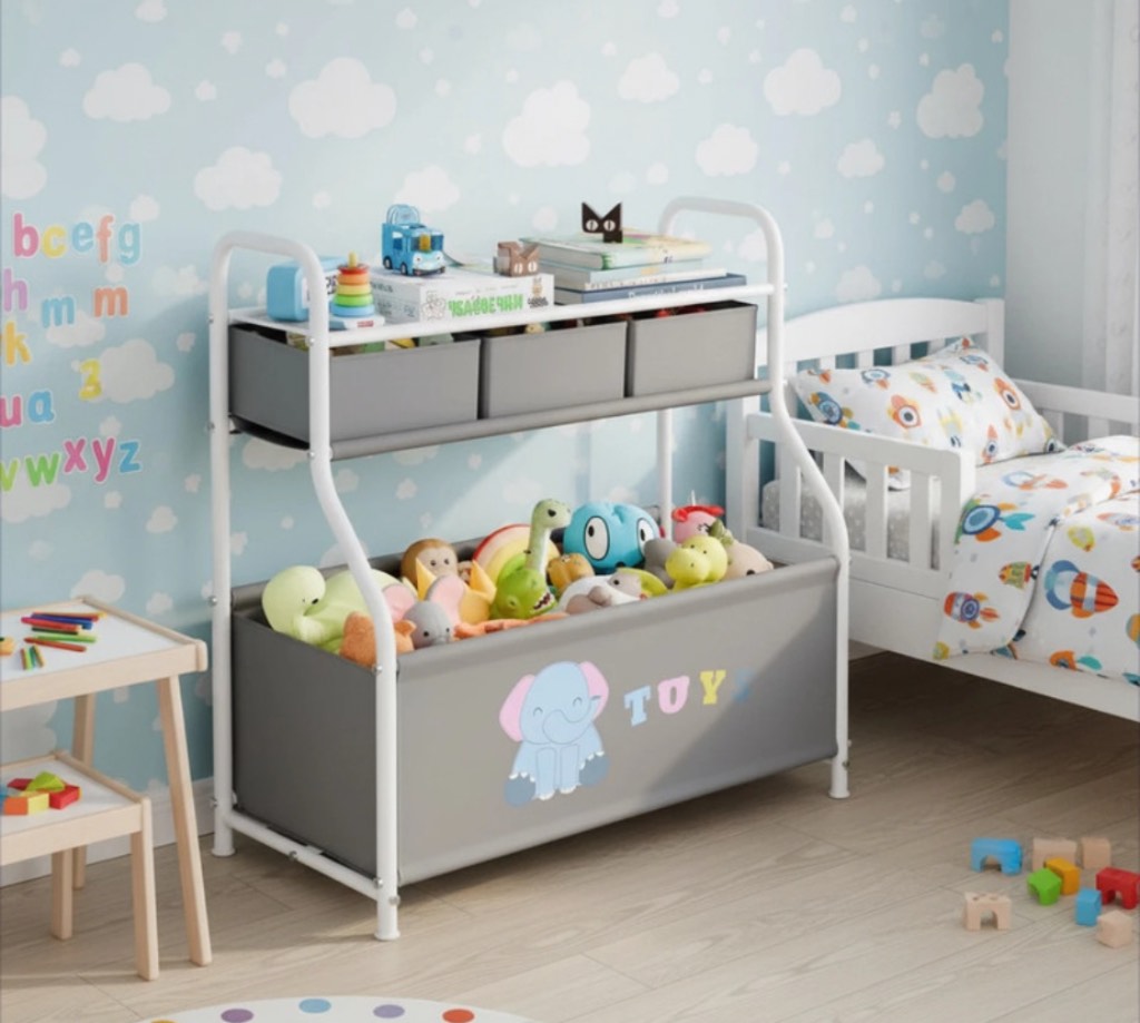Granny Says Kids Toy Storage Organiser With Storage Boxes