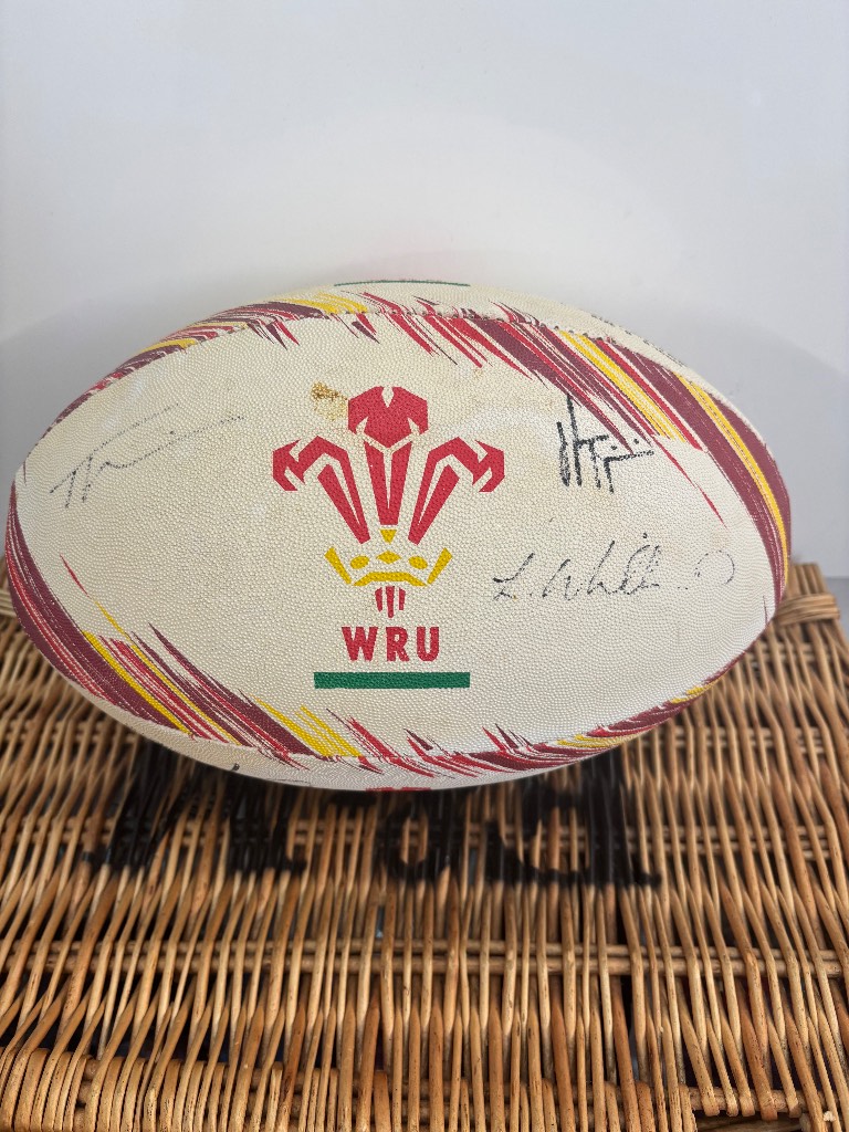 Signed Wales Rugby Union Ball Size 5