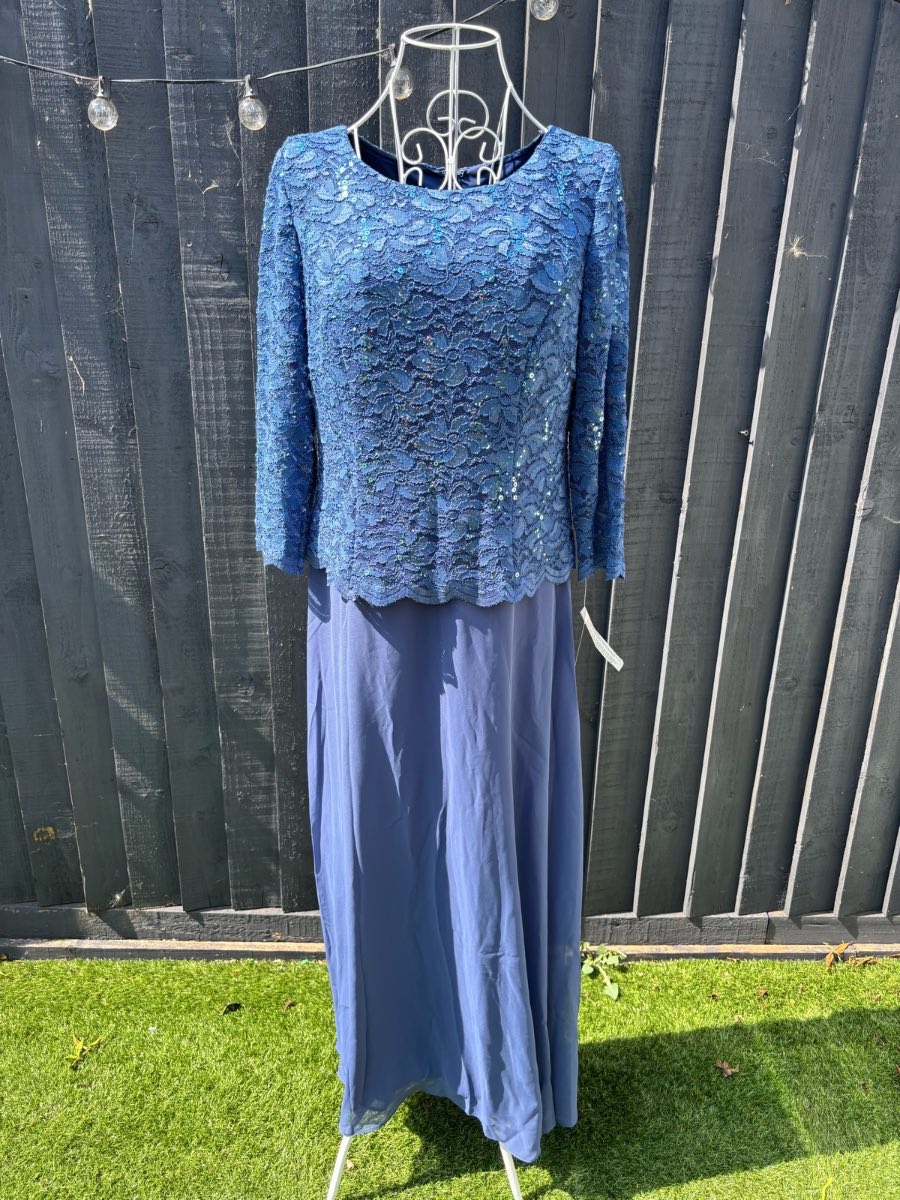 Womens Alex Evenings Mother of The Bride Party Races Dress Size 12