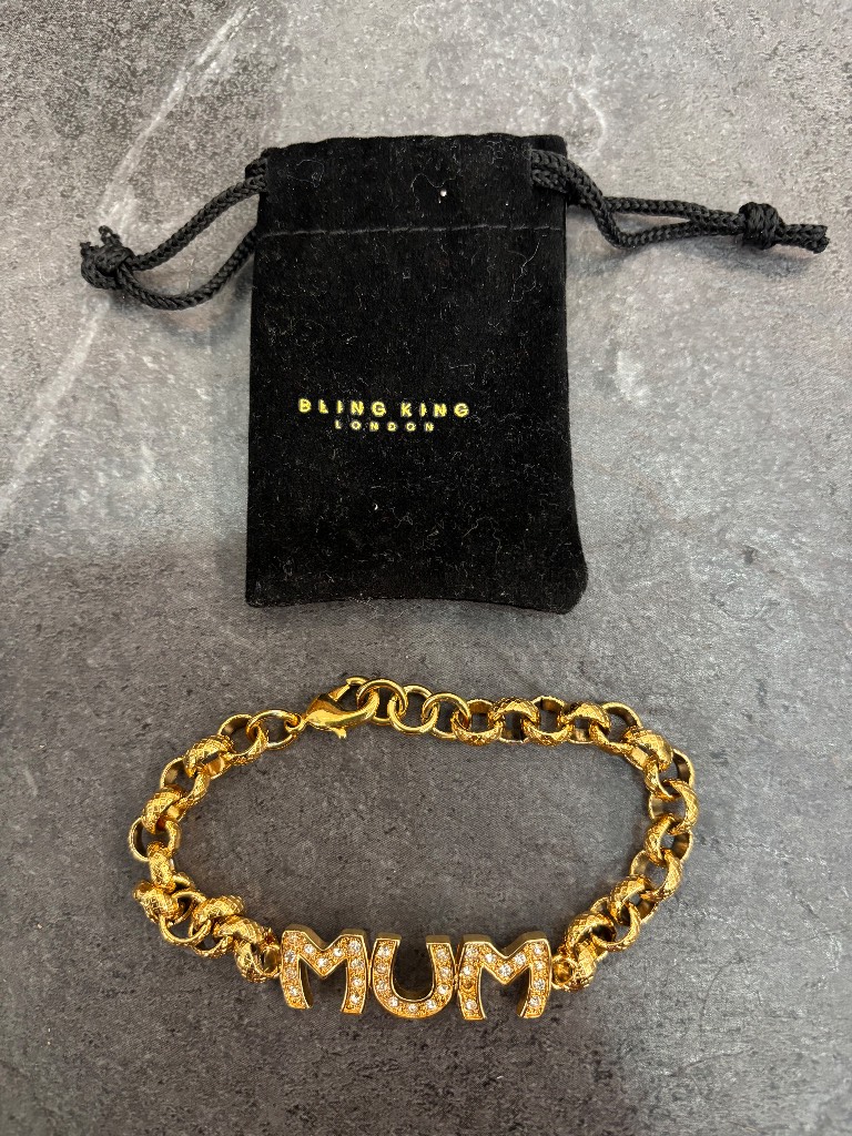 Bling king London ‘Mum’ Belcher Bracelet 8mm