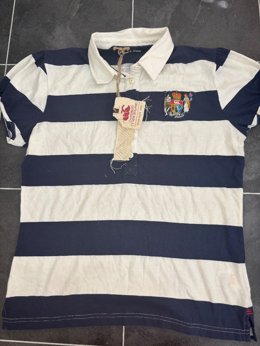 Womens Canterbury Polo T-shirt Size Large