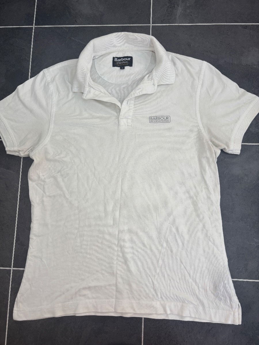 Mens Barbour Polo T-shirt Size Small