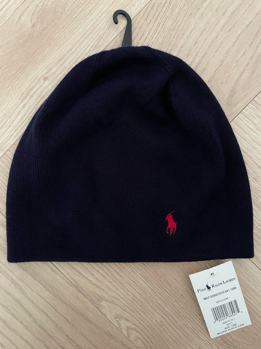 Polo Ralph Lauren mens navy watch cap beanie