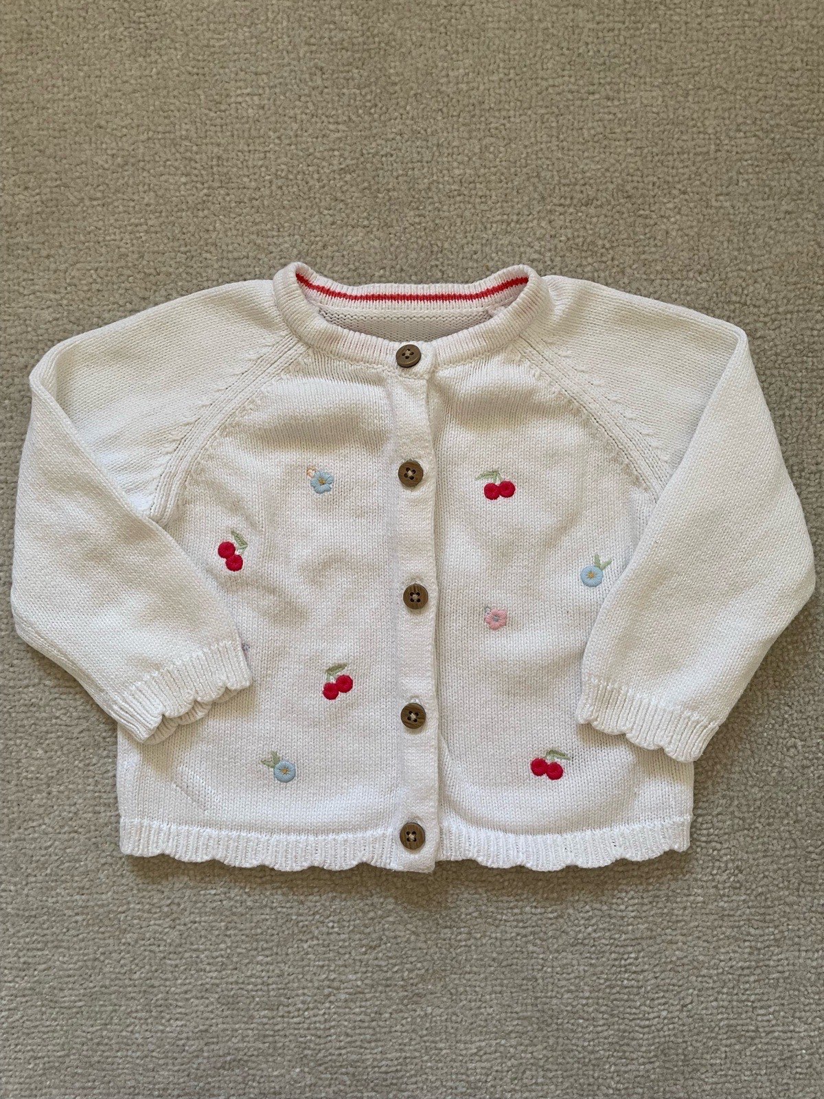 Nutmeg baby girls cardigan size 6-9 months