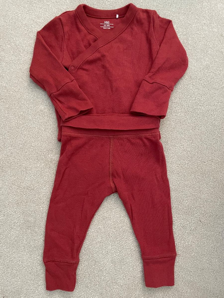 M&S baby outfit size 6-9 months