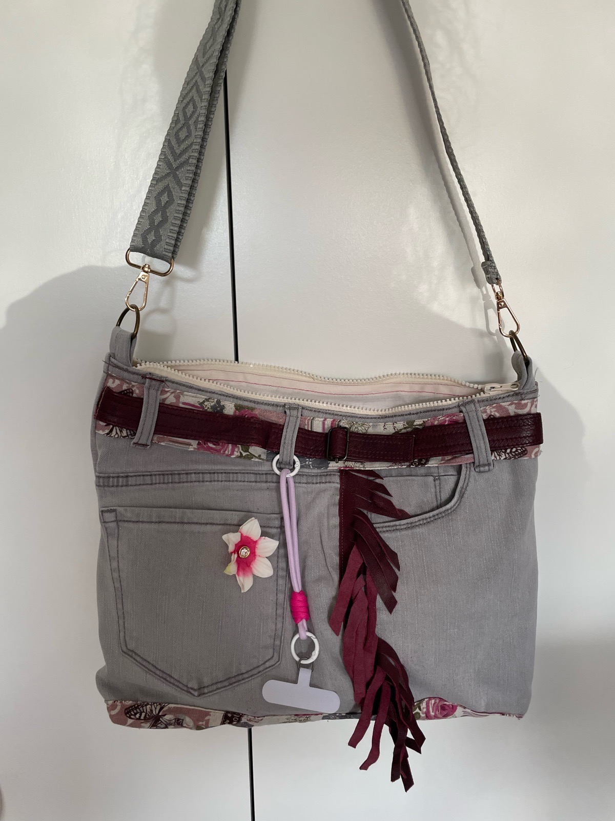 New to you denim redesigned bag