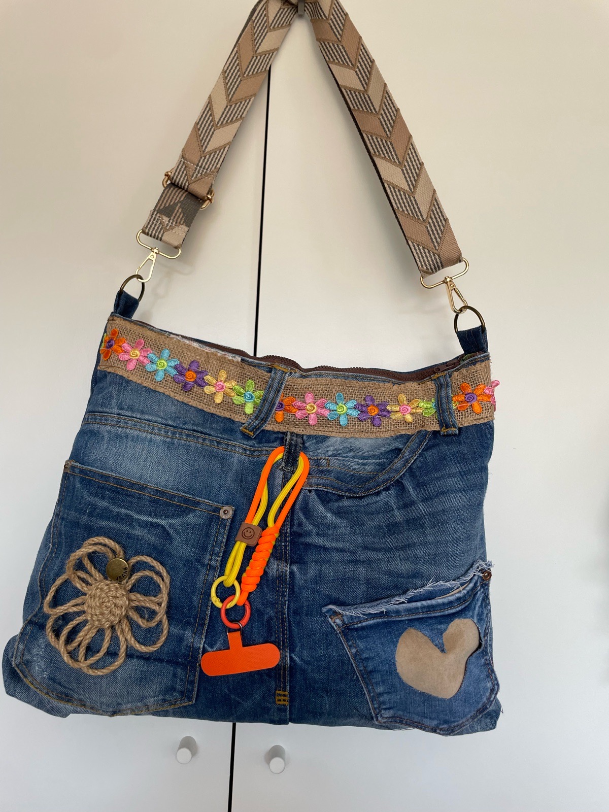 Denim bag redesigned to new