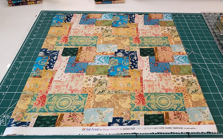 Junk Journal fat quarter - Aimee Stewart junk journaller's vintage fabric