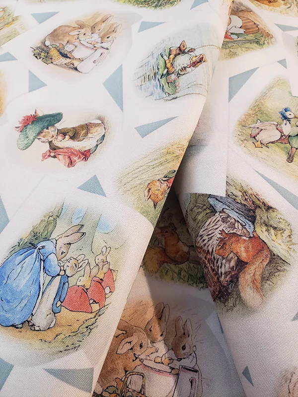Peter Rabbit fat quarter 100% cotton, fussy cut fabric
