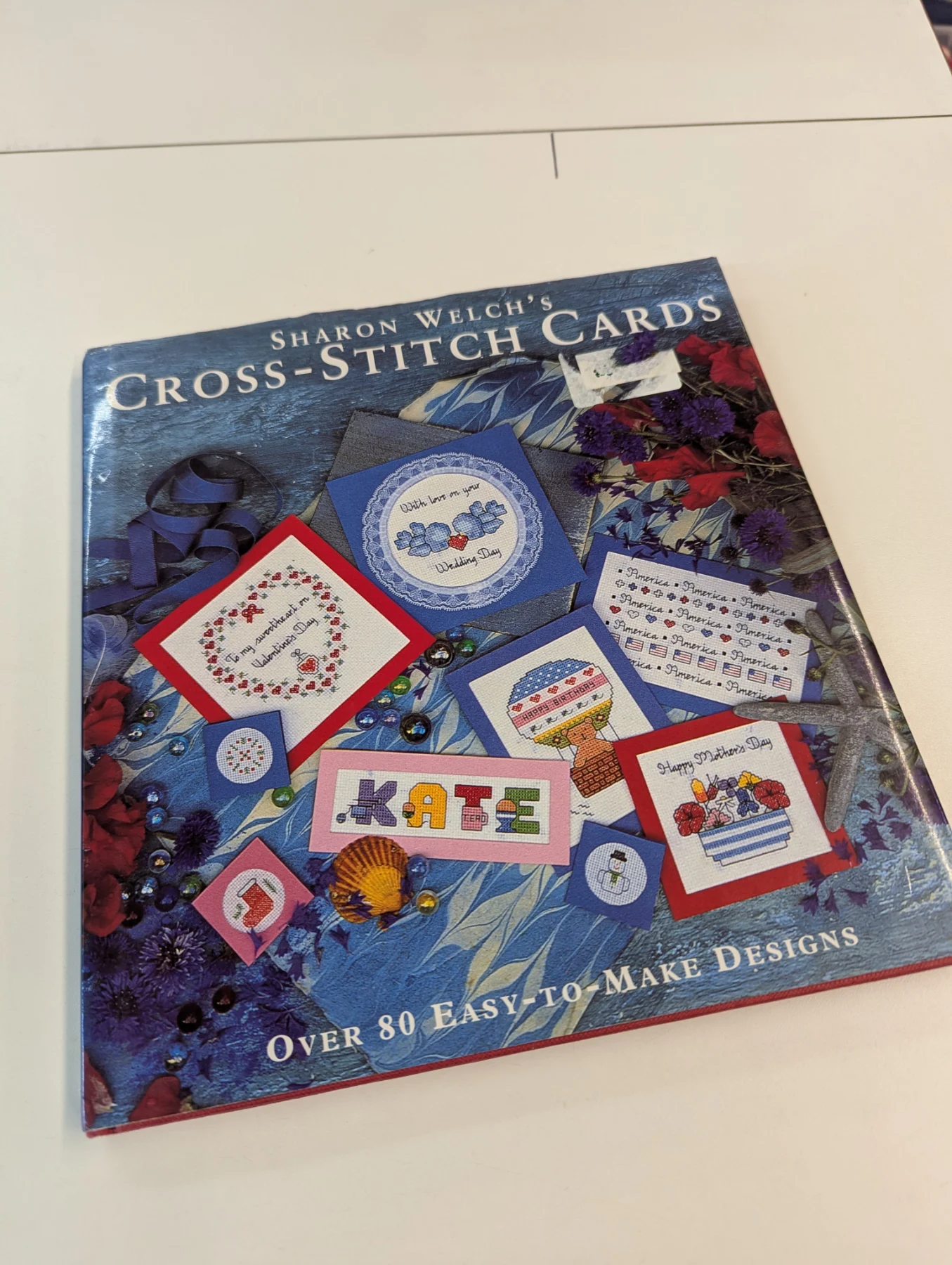 Sharon Welch cross-stitch cards book hardback