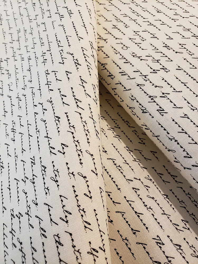 Junk Journal fat quarter 100% cotton - Moda vintage handwriting
