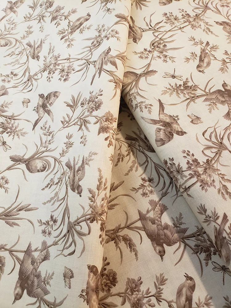 Moda French General fat quarter 100% cotton - Joie de Vivre vintage birds