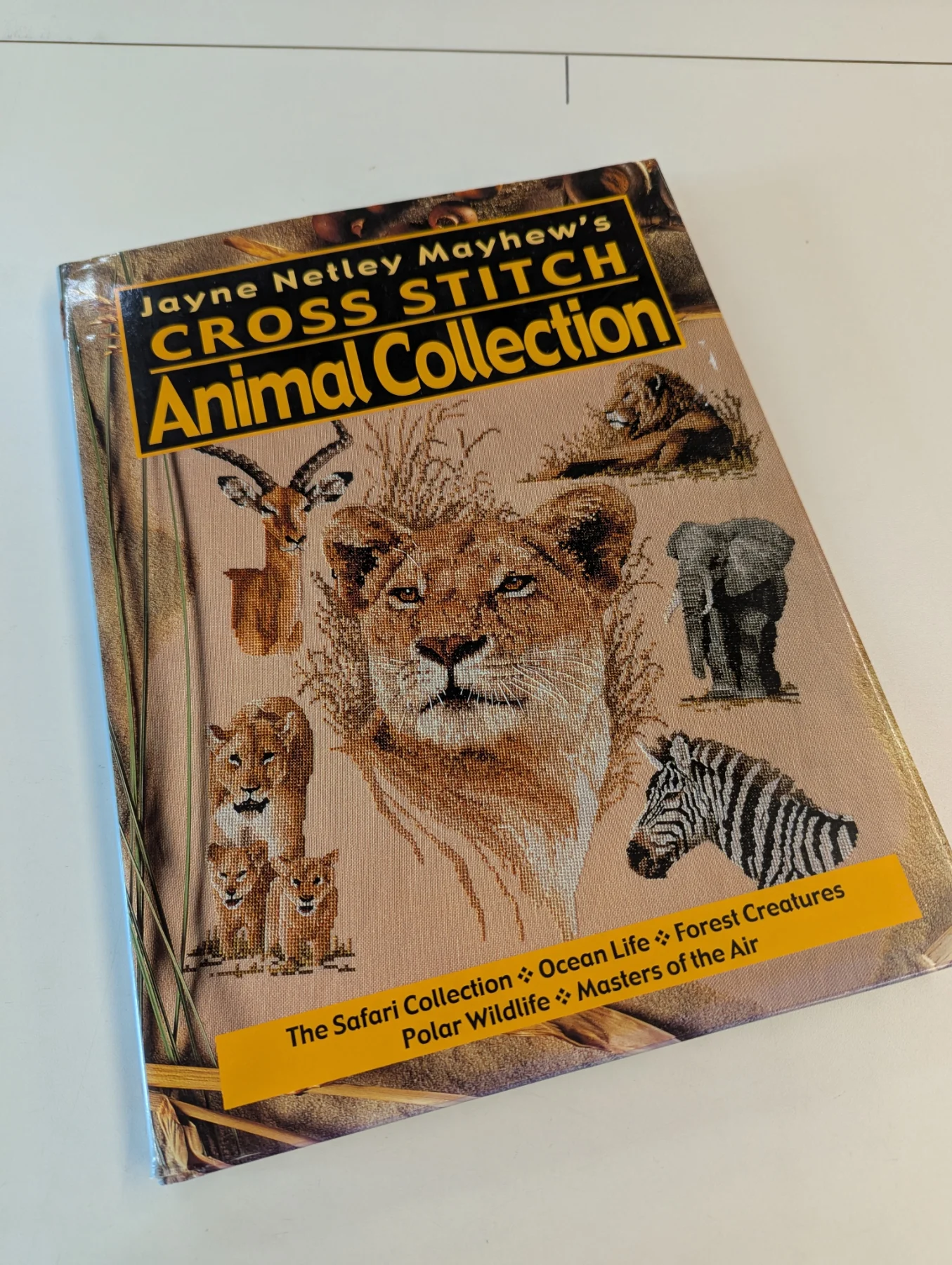 Jayne Netley Mayhew animal cross-stitch book