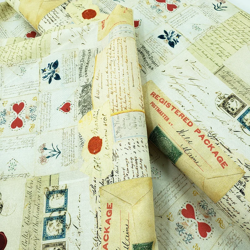 Junk Journal fat quarter - Aimee Stewart junk journaller's vintage letters