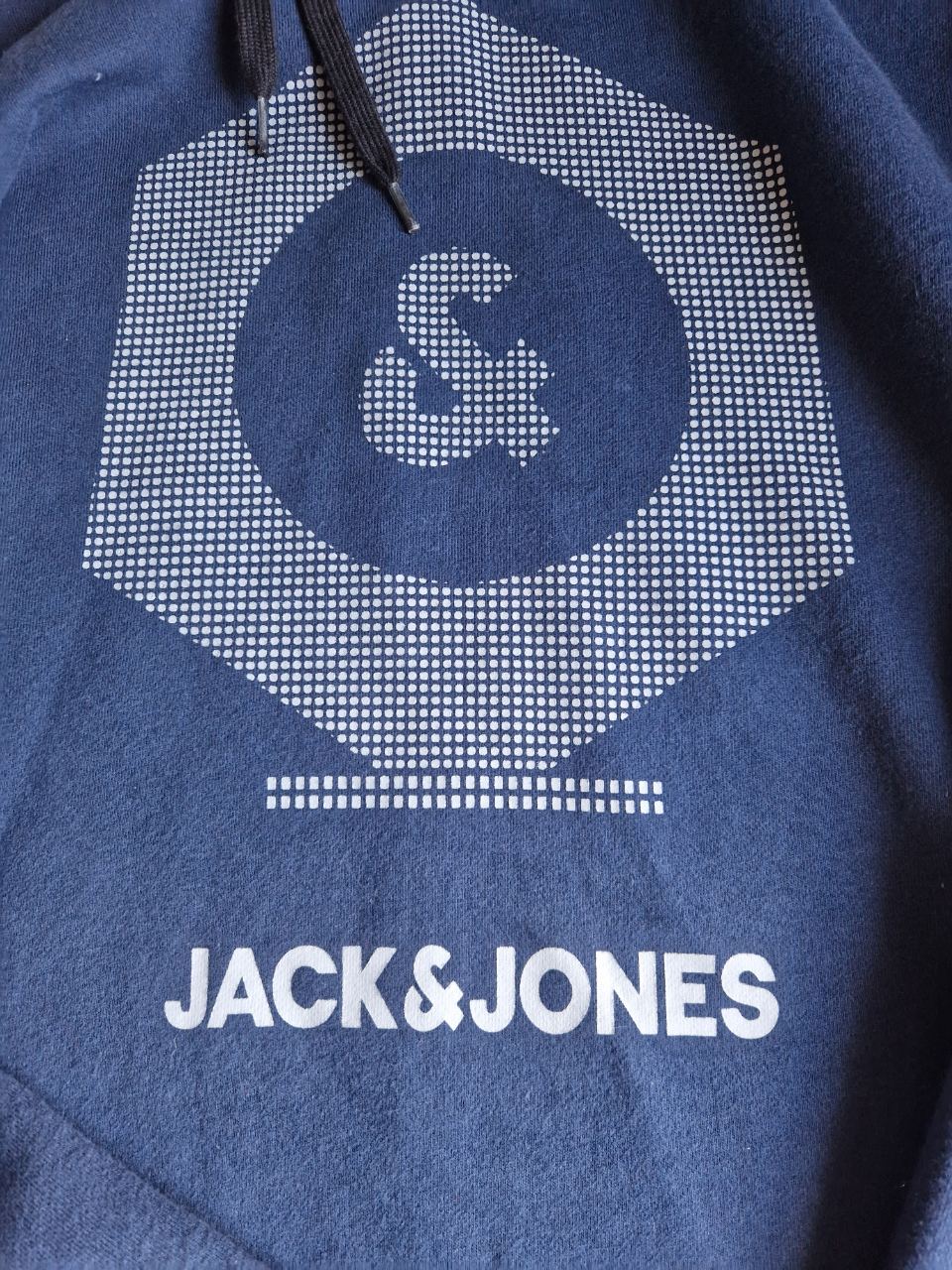 Men's Jack & Jones Core Hoodie XL Blue Cotton/Polyester