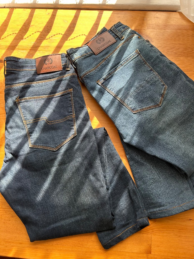 2 mens jeans by Charcoal brand (size 30)