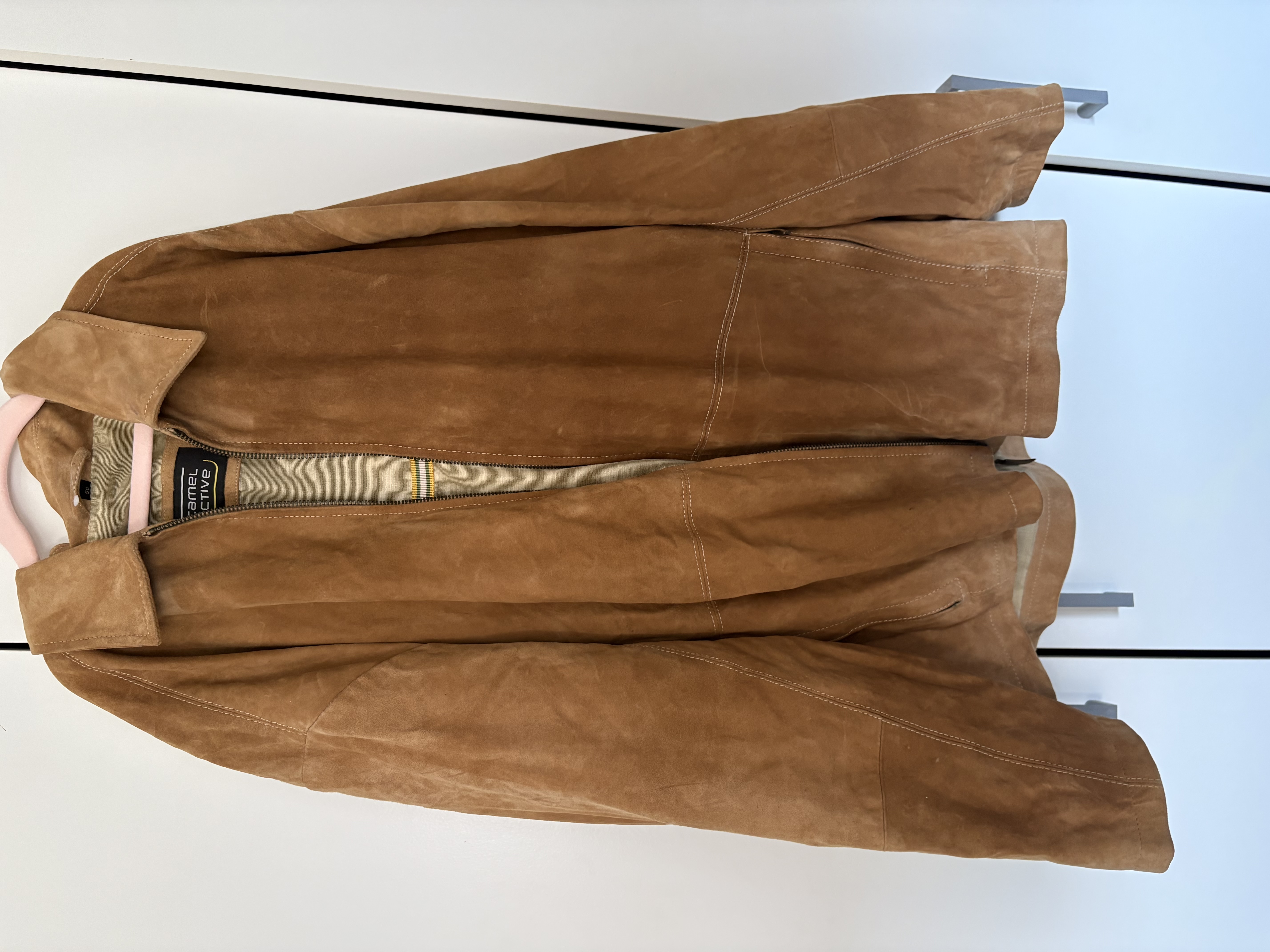 Ladies Women’s Suede Jacket coat Size uk 12-14