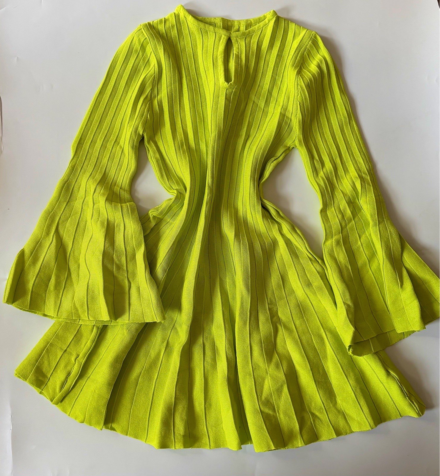 Lime green dress