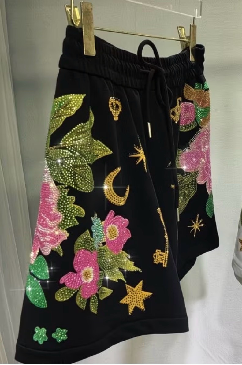 Statement Embellished Shorts