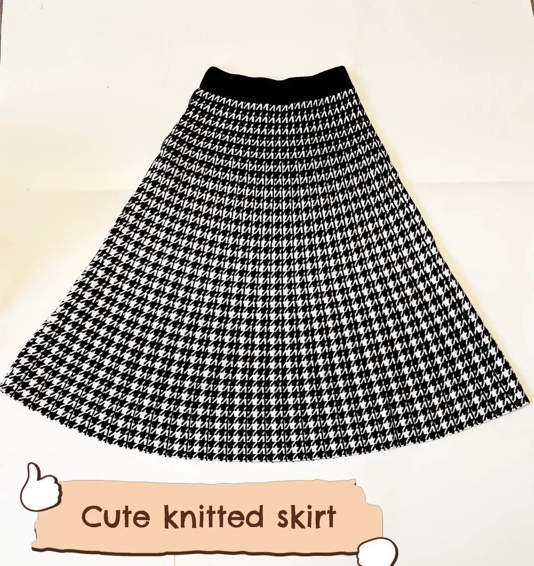 Gorgeous knitted A line skirt