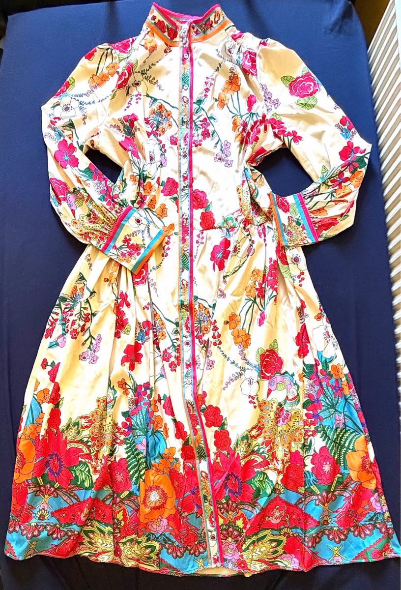 Floral statement maxi dress