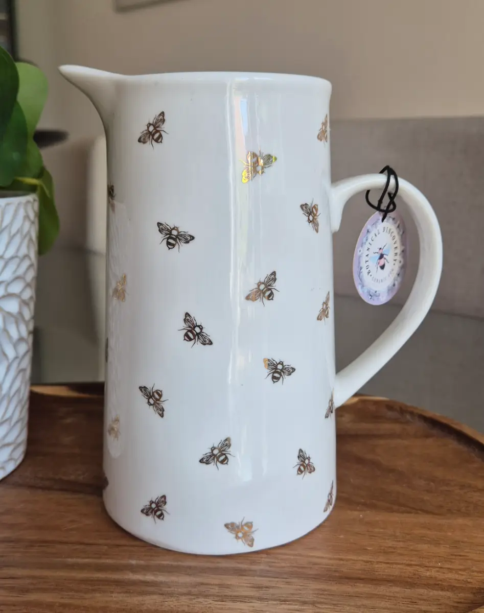 Botanical Discovery Ceramic Bee Jug