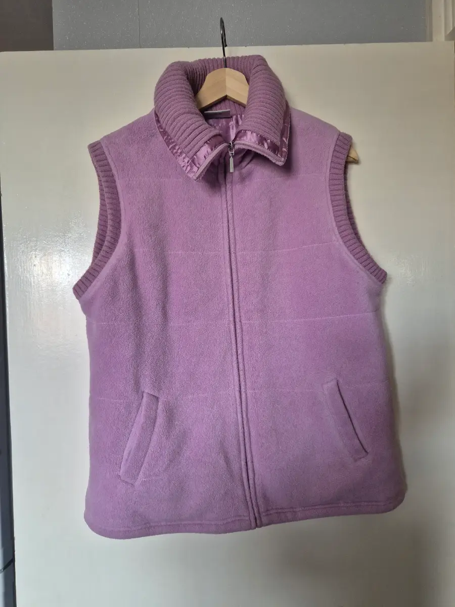lilac next fleece gilet size 16