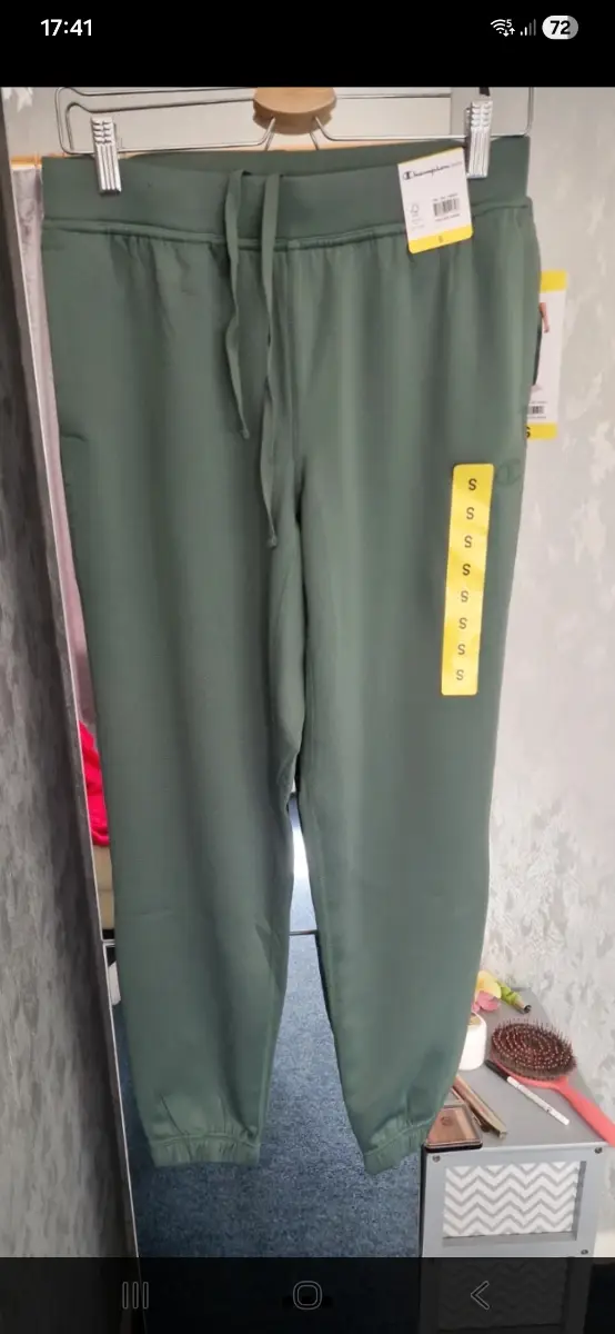 Champion joogers size S , green/ hacki colour, new
