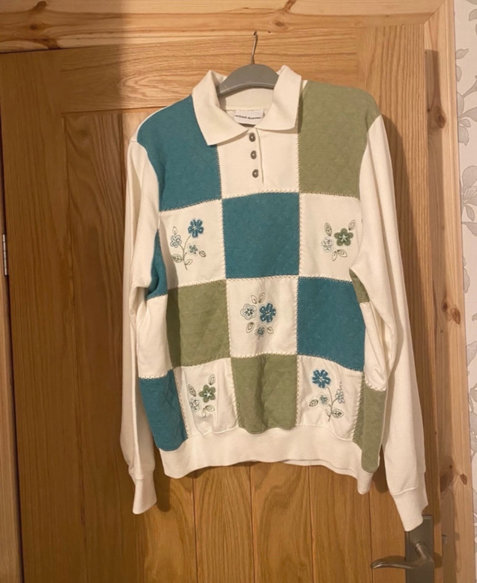 American Vintage Patchwork Sweatshirt