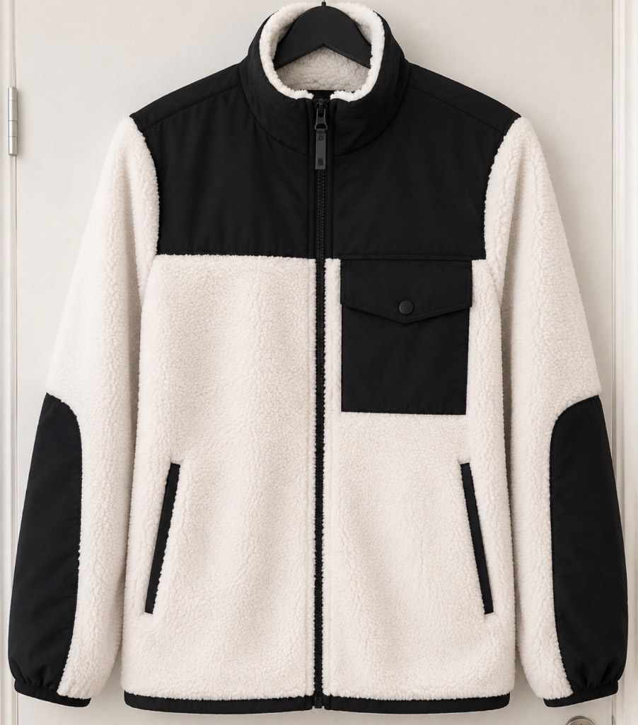 Women’s Michael kors full zip fleece jacket size medium