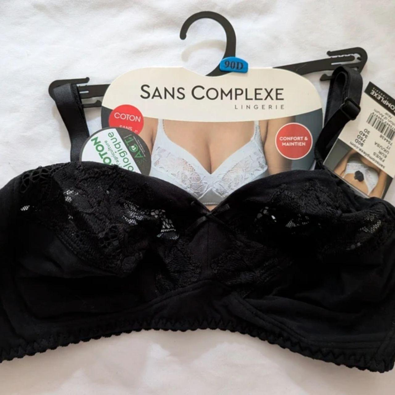 Sans Complexe Black Stylish Bra 34D