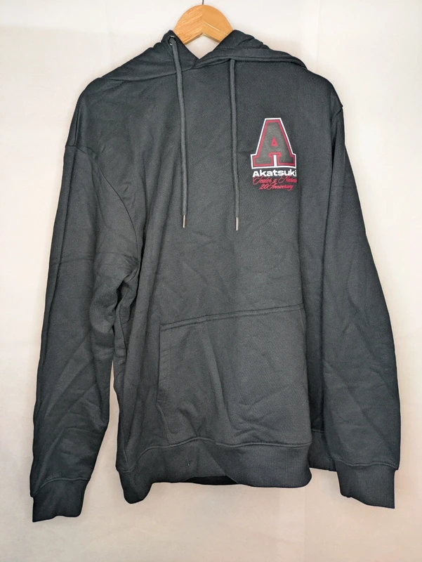 Tealer Akatsuki Black Logo Hoodie 20th Anniversary XL Naruto Manga TV Animation Size XL