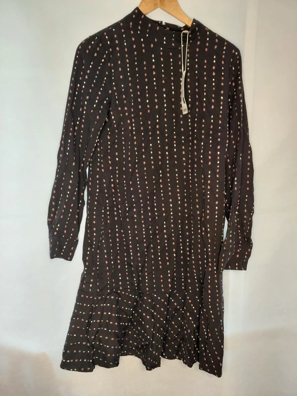 Esprit Midi Black Decorative Dress Size 10